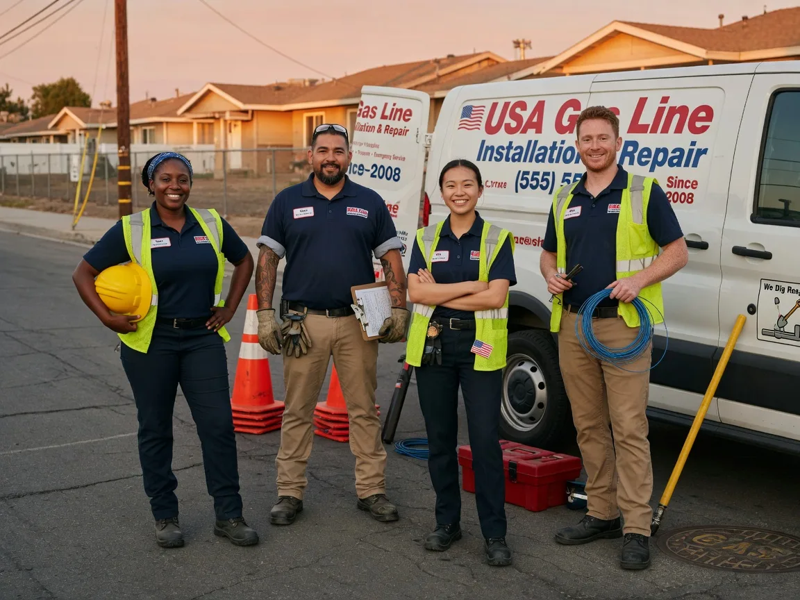 Gas Line Installation company in Milan, PA